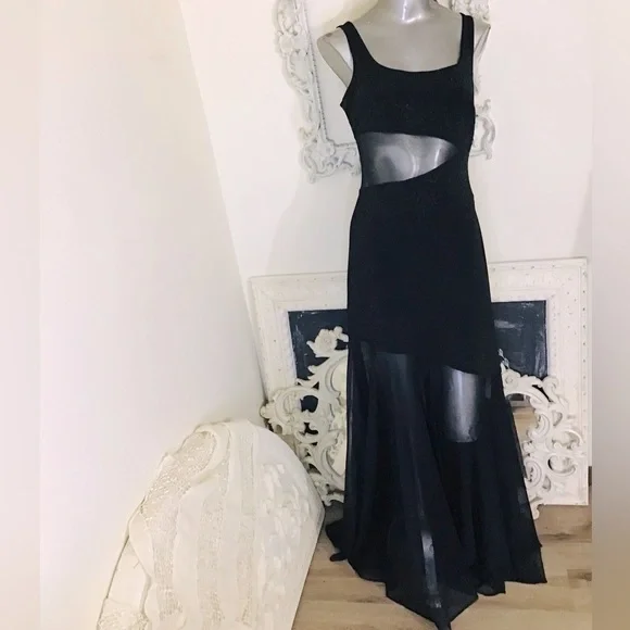 Bari Jay | Dresses | Bari Jay Evening Semisheer Dress | Poshmark